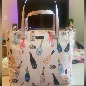 Dawn Champagne Nylon Crossbody